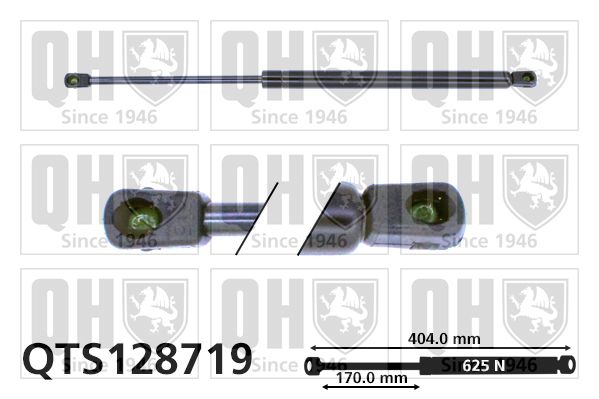 QUINTON HAZELL Газовая пружина, крышка багажник QTS128719